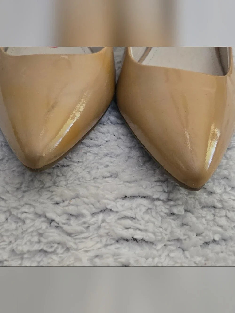 🔥INWT/ Sticker. Michael Kors Nude Patent Leather Heels Pumps Size 9.5M